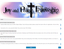 Tablet Screenshot of joyandpraise.com